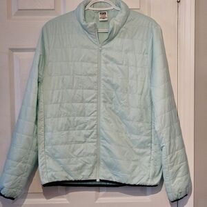 PINK Victoria's Secret Light Blue Puffer Jacket